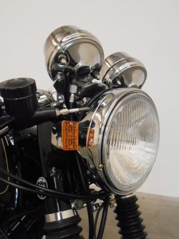 Motorcycle Headlight Shell 7" Chrome Bullet LSL Style Cafe Racer Honda Triumph 